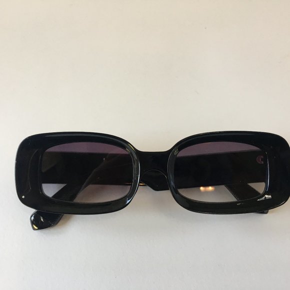 Betbe Women's Sunglasses Black Fashion Polarized Rectangle BE3169 Italy New - Picture 3 of 15